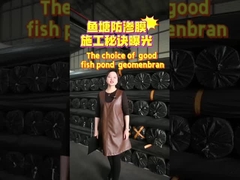 मछली तालाब विरोधी-रिसाव एचडीपीई भू-झिल्ली