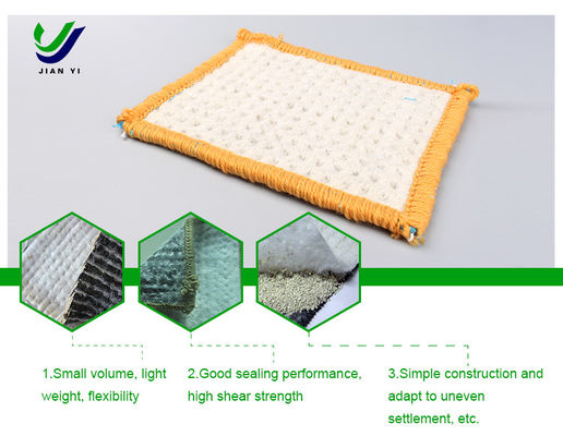 गुणवत्ता  4m~6m Width Bentonite Geosynthetic Clay Liner For Seepage Control And Isolation फैक्टरी