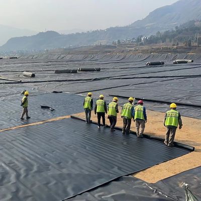 लैंडफिल और सीवेज के लिए चिकनी एचडीपीई वाटरप्रूफ जियोमेम्ब्रेन