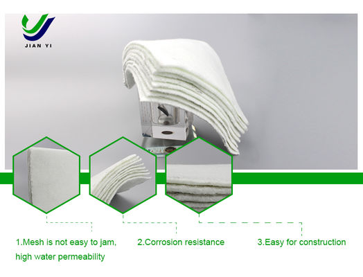 सड़क निर्माण के लिए उत्कृष्ट छिद्रण प्रतिरोध और उच्च जल पारगम्यता के साथ यूवी प्रतिरोधी पीपी स्टेपल फाइबर जियोटेक्सटाइल