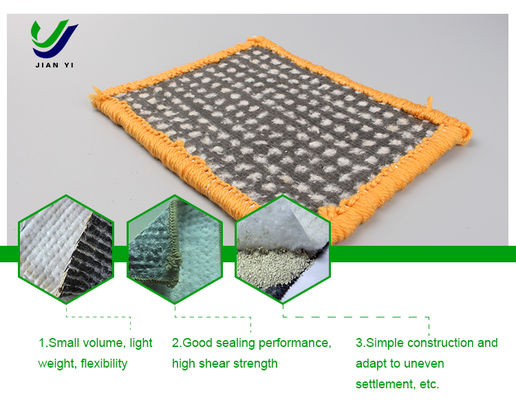 Heavy Duty Bentonite Waterproof Blanket for Large-scale Projects with High Tensile Strength